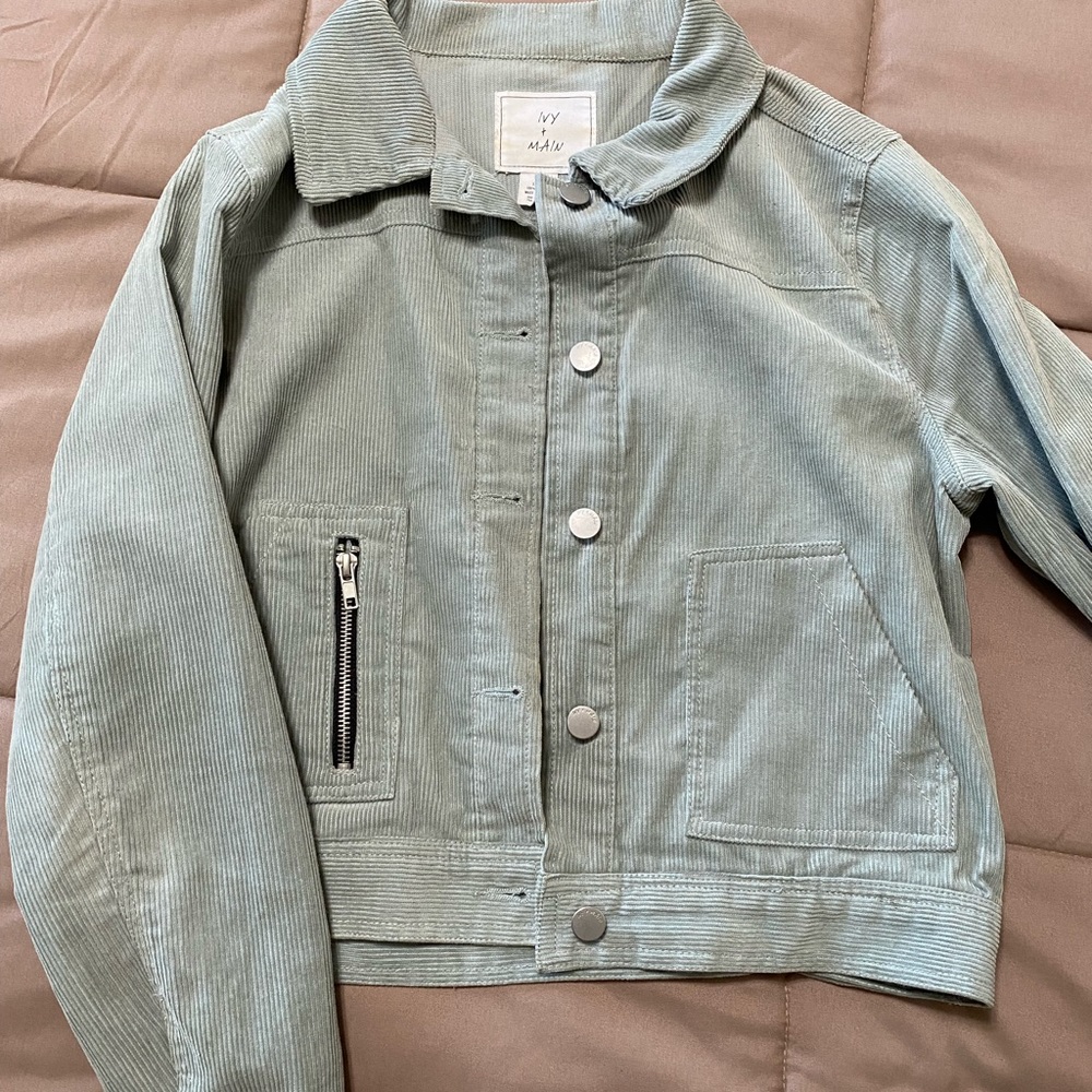 Blue/Grey Corduroy Jacket
